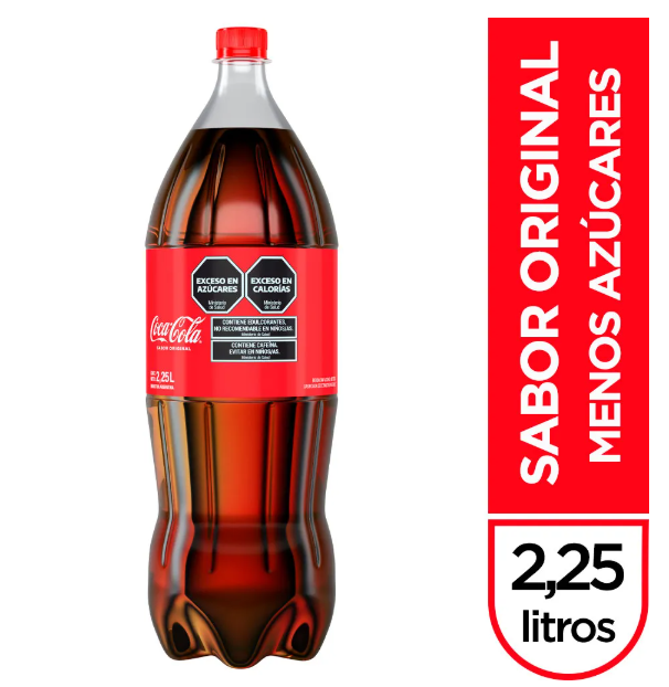 Gaseosa cola Coca Cola sabor original 2,25 lts