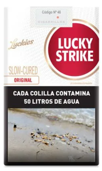 Cigarrillos Lucky Strike Original Comun 20 Unidades