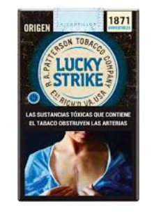 Cigarrillos Lucky Strike Origen Convertible Común 20 Unidades