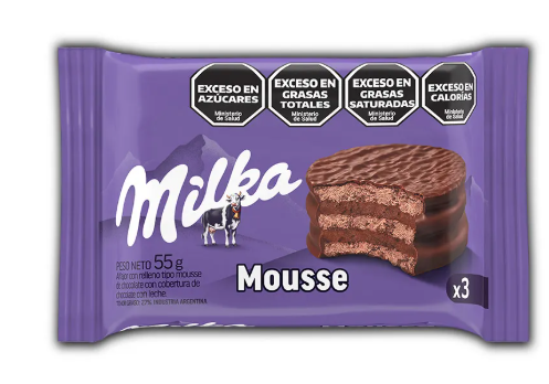 Alfajor Milka Triple Mousse 55g