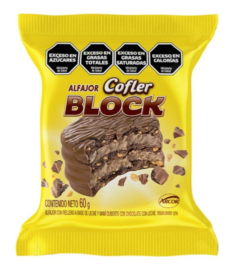 Alfajor Cofler Block Triple 60g