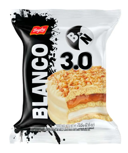 Alfajor Bagley B&N Blanco 3.0 73.5 g