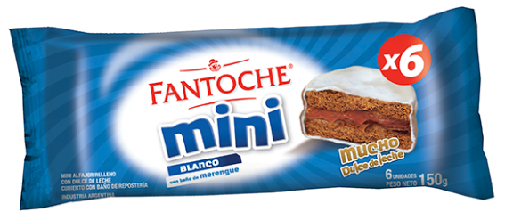 Alfajor Mini Fantoche Blanco