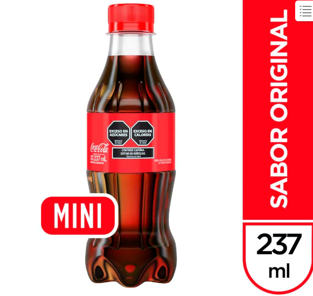 Gaseosa Cola Sabor Original 237 Ml Coca Cola