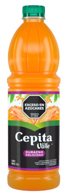 JUGO CEPITA DURAZNO BOTELLA X 1.500 CC.