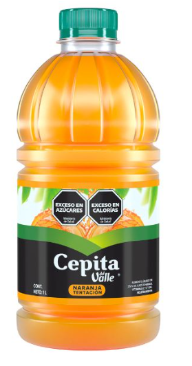 JUGO CEPITA  NARANJA BOTELLA X 1.000 CC. LT