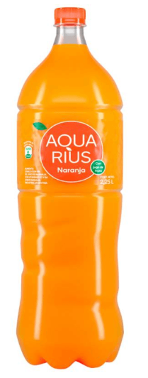 Agua Saborizada sin Gas Naranja Aquarius 2.25 lt