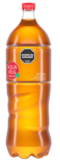 Agua Saborizada sin Gas Manzana Aquarius 2.25 lt